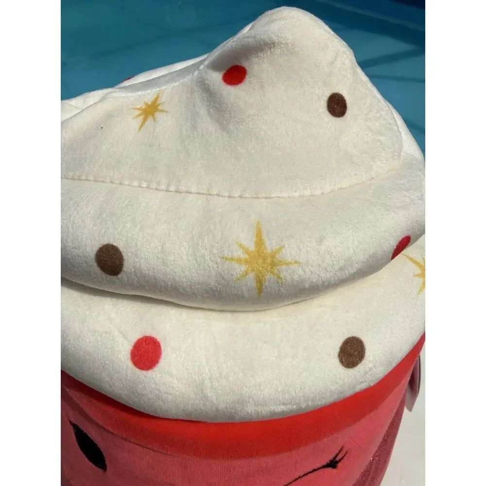 Rare Squishmallow Tinsley Winking Peppermint Latte 12